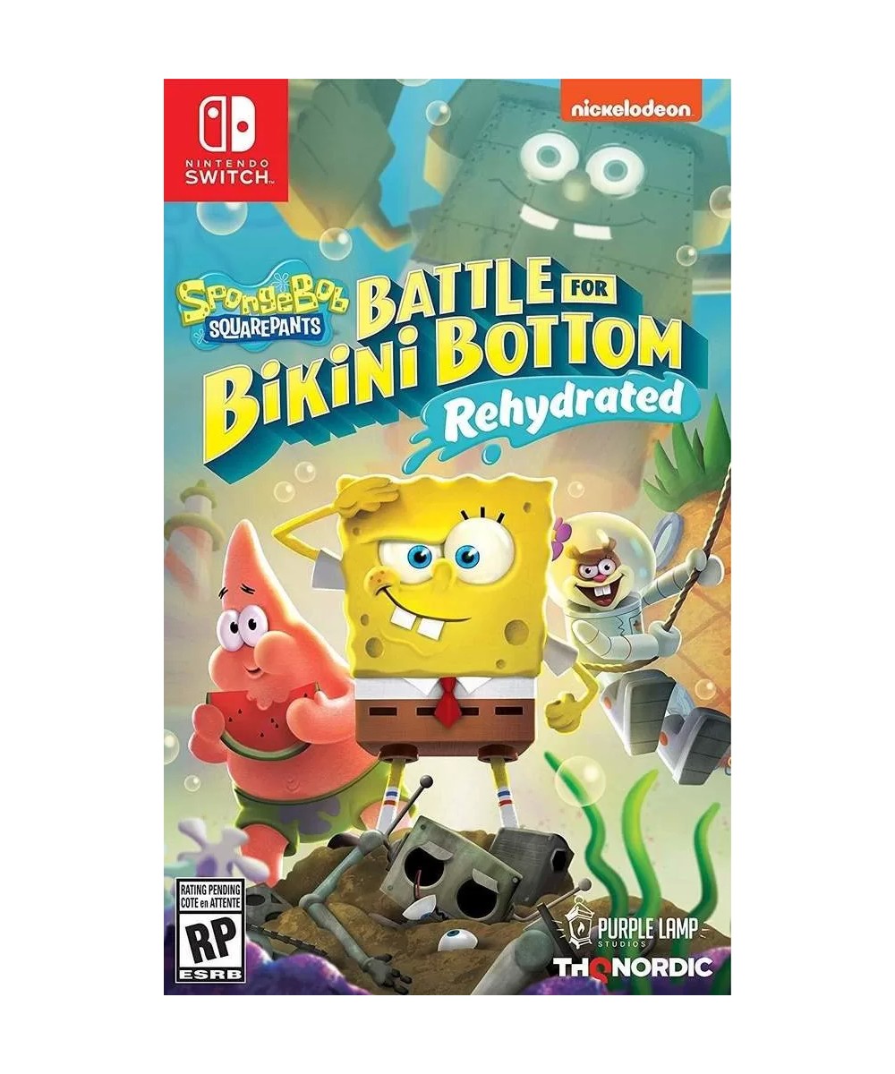 SpongeBob Pantalones Cuadrados: Batalla por el fondo del bikini NINTENDO