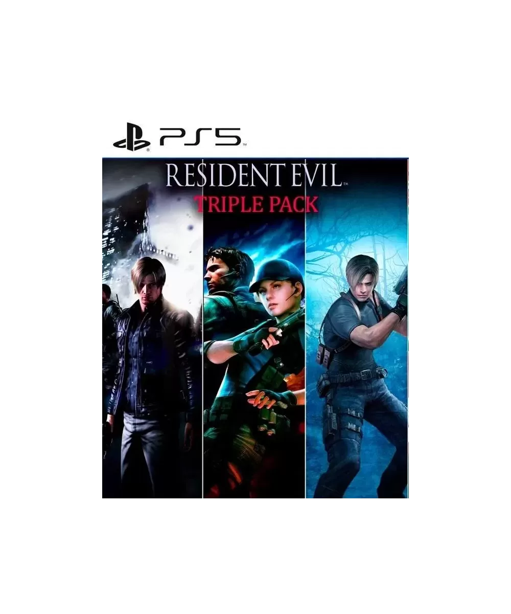 Pack triple de Resident Evil 4 + 5 + 6 PS4