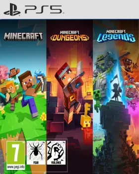 Lote triple de Minecraft PS5