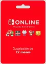 Membresia 12 meses Nintendo Switch Online